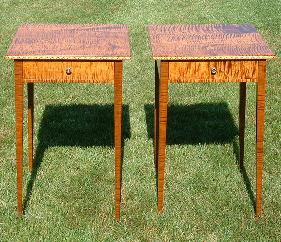Matching Tables designed and built by Scott Billings