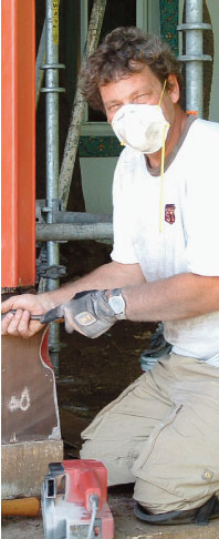 Scott Billins specializes in on-site office, commercial and residential woodwork refinishing